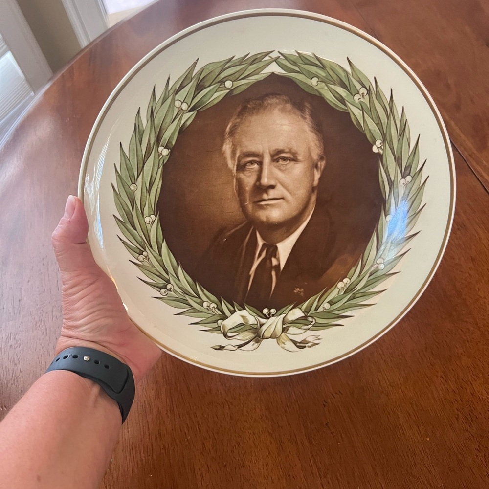 Collectors item - Franklin D Roosevelt Portrait Plate
